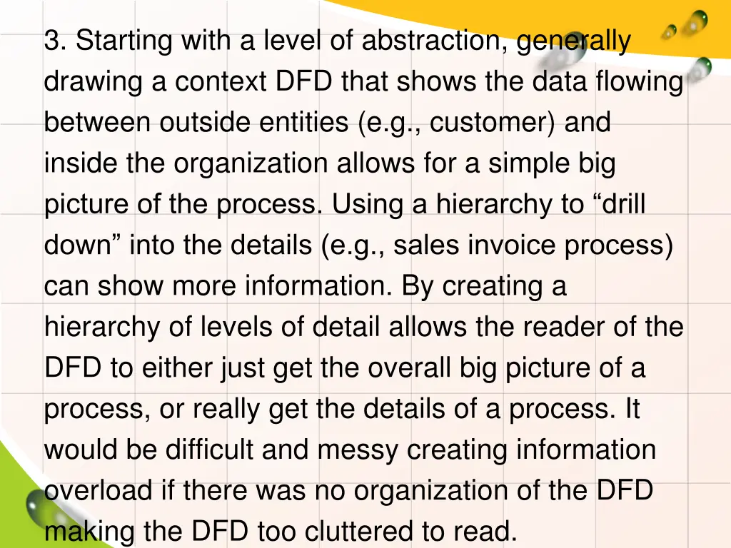 3 starting with a level of abstraction generally