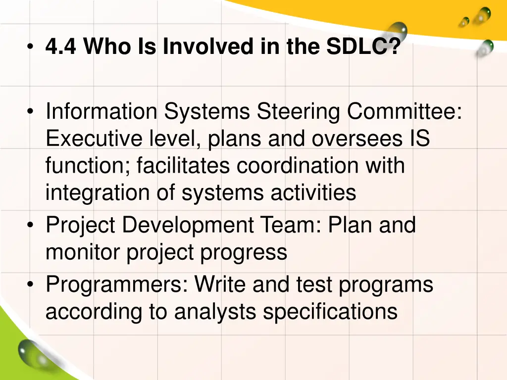 4 4 who is involved in the sdlc