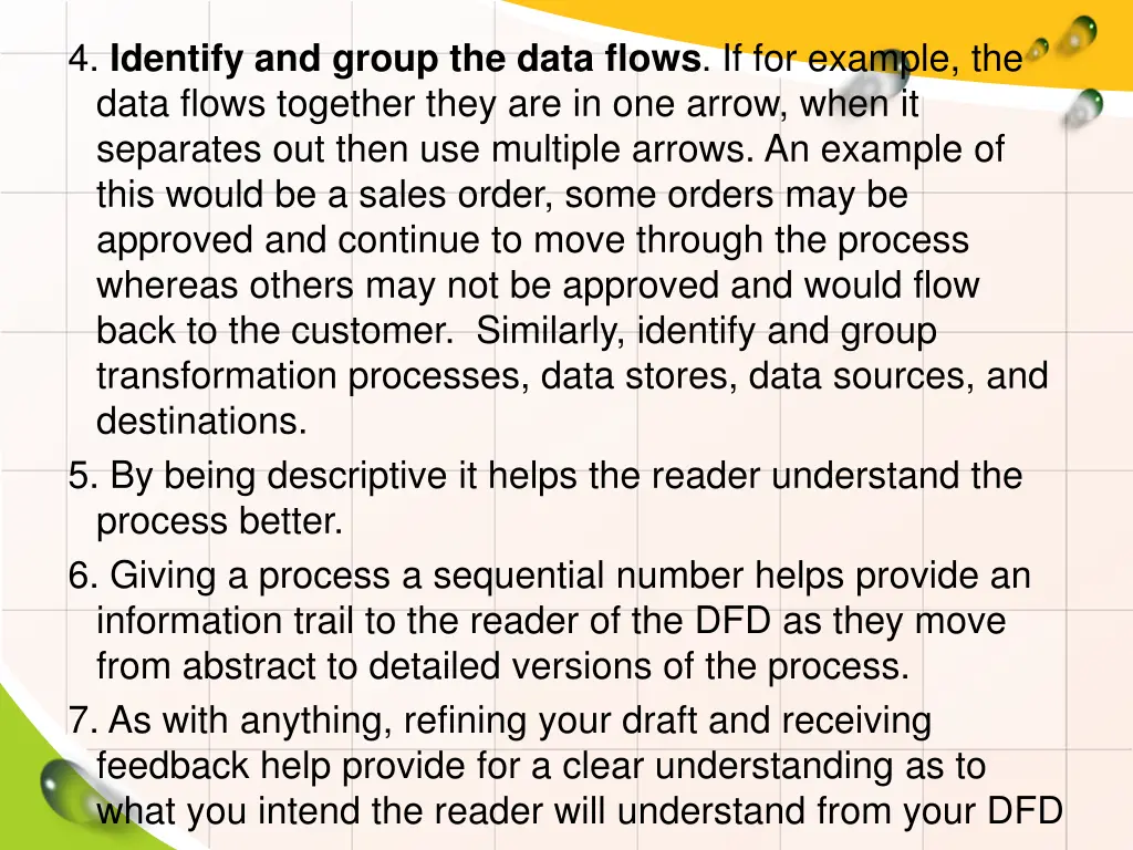 4 identify and group the data flows