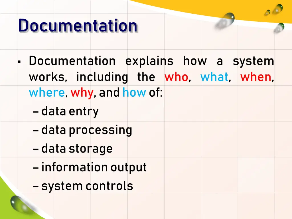 documentation