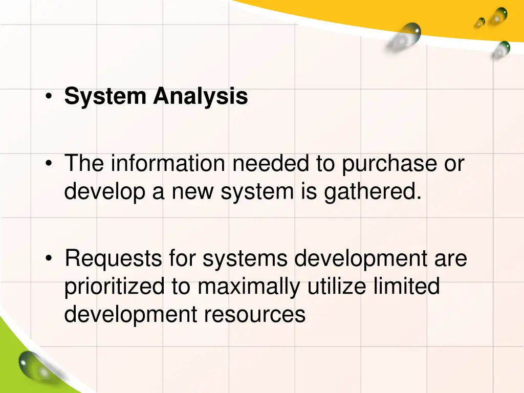 system analysis