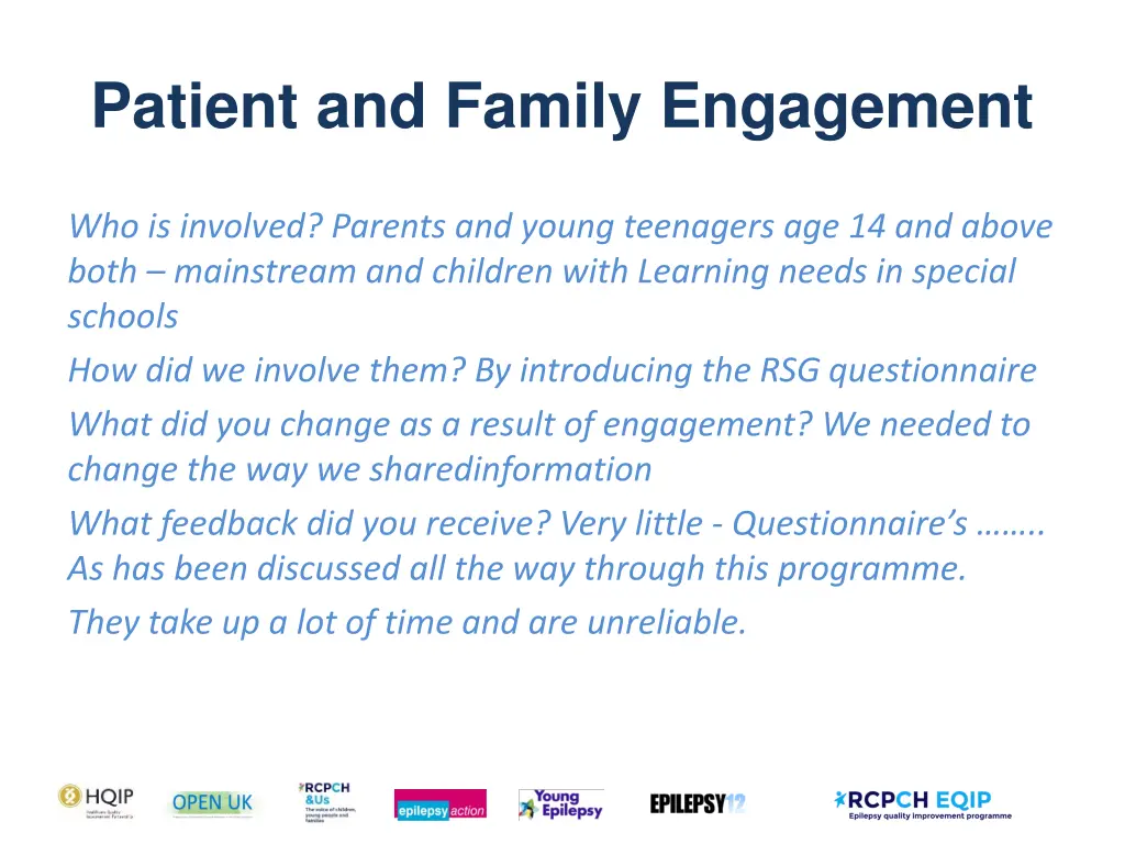 patient and family engagement