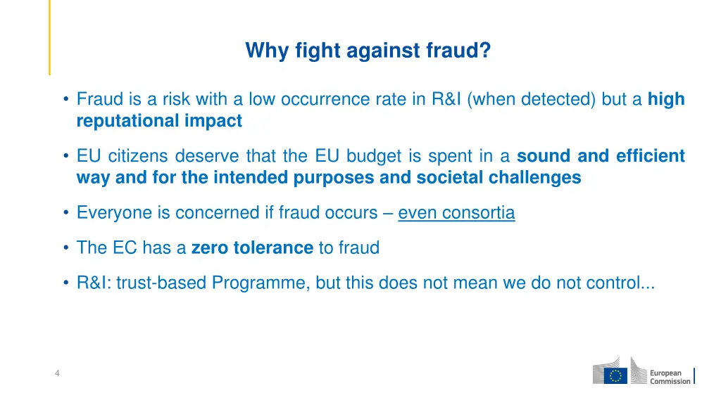 why fight against fraud