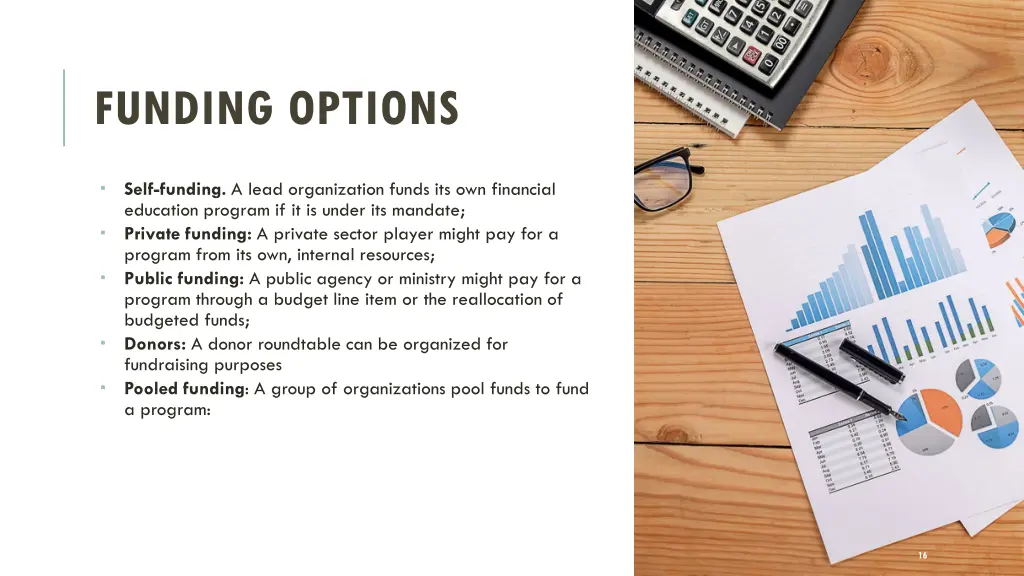 funding options