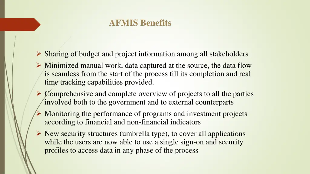 afmis benefits