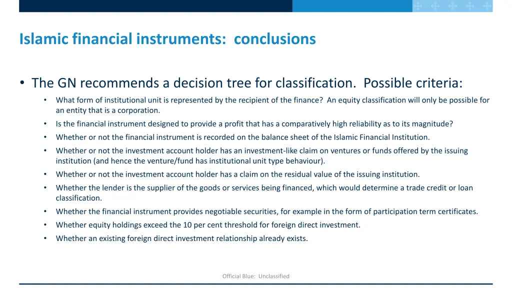 islamic financial instruments conclusions 1