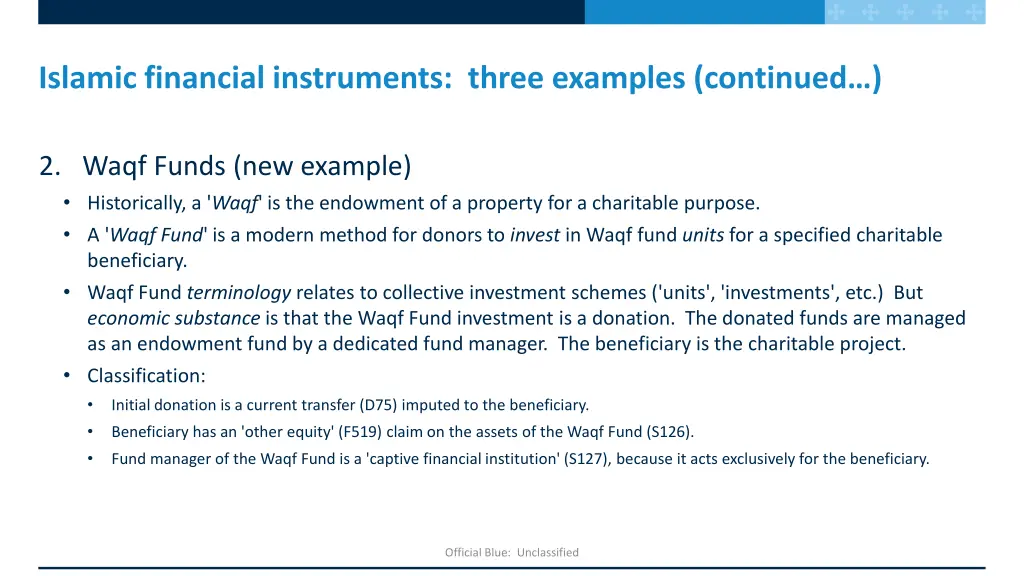 islamic financial instruments three examples 1