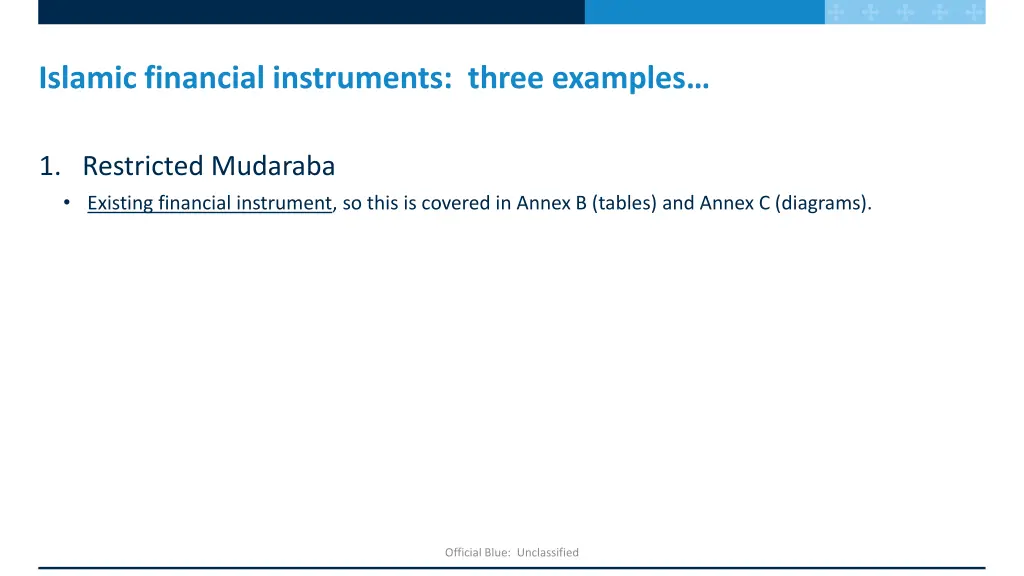 islamic financial instruments three examples