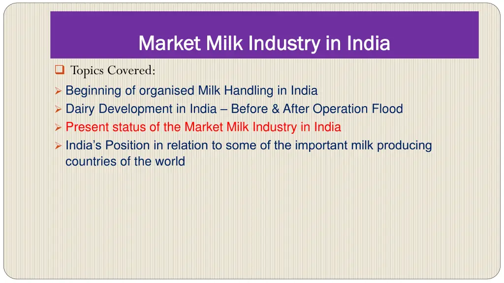 market milk industry in india market milk