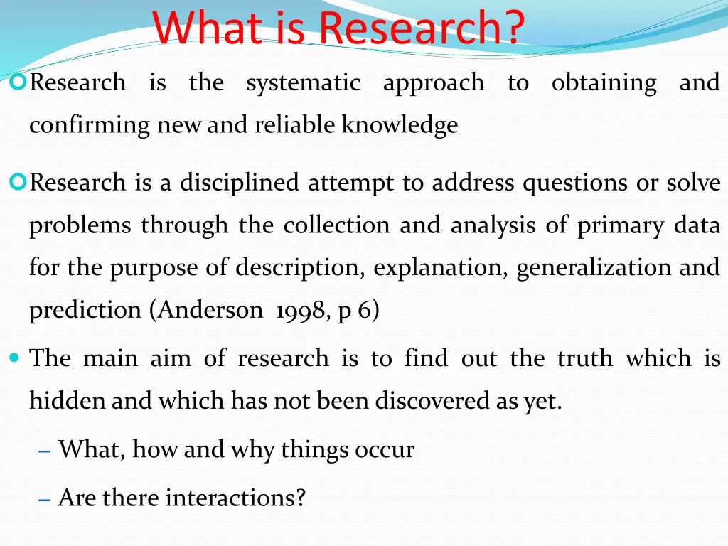 what is research