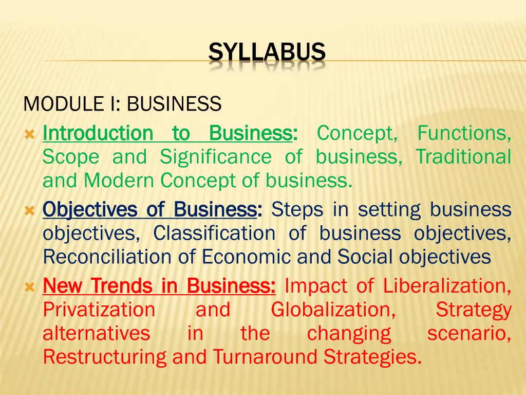 syllabus