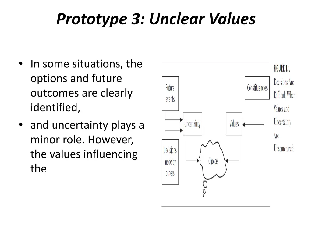 prototype 3 unclear values