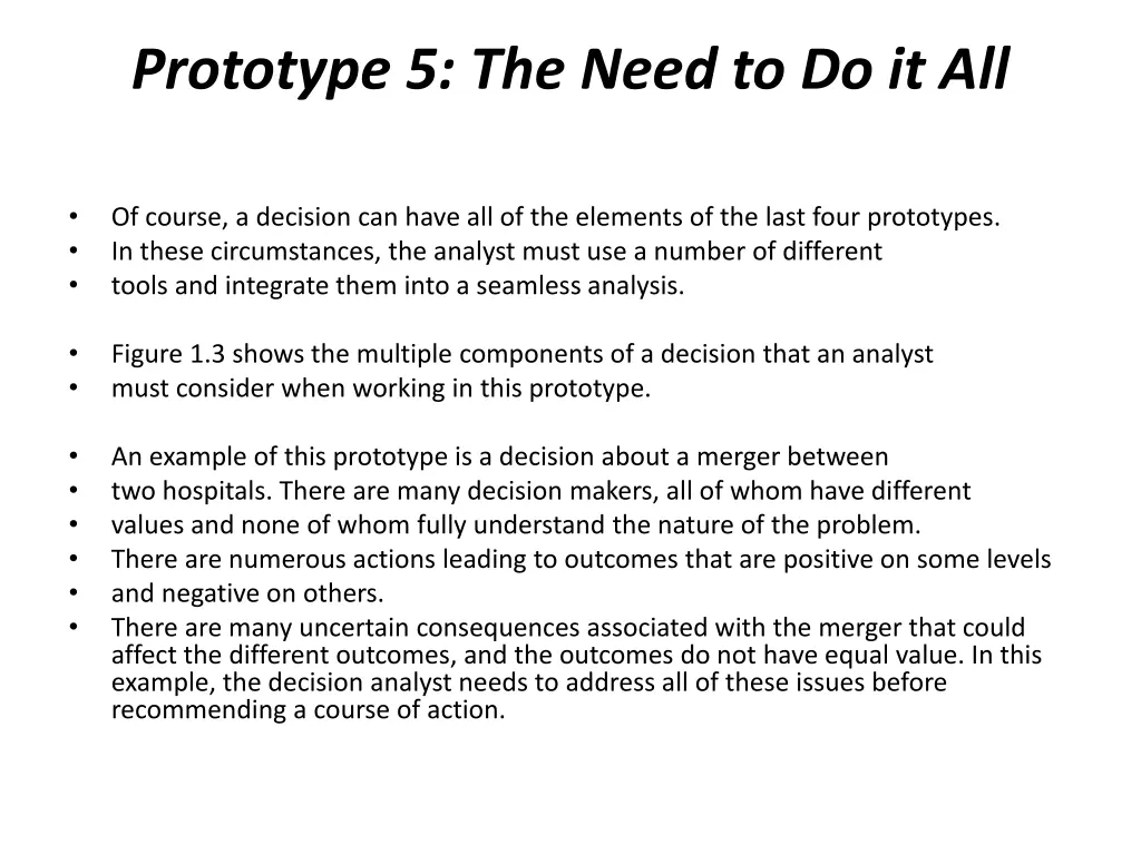 prototype 5 the need to do it all