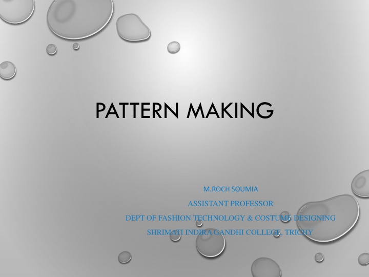 pattern making