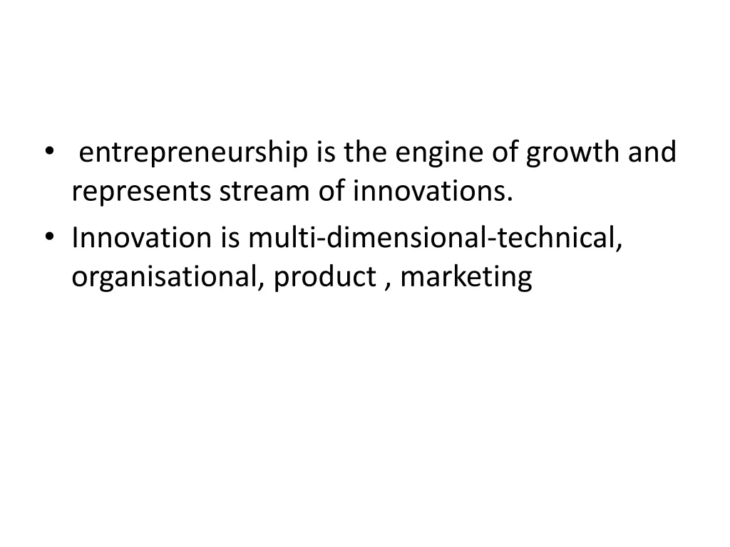 entrepreneurship is the engine of growth