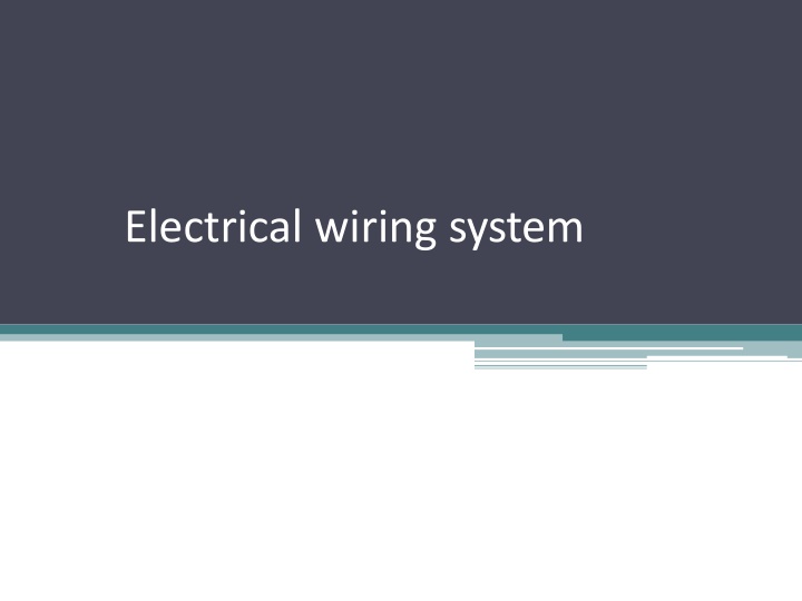 electrical wiring system