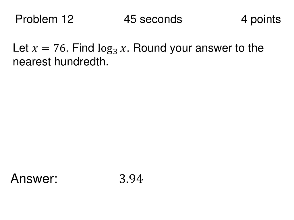 problem 12