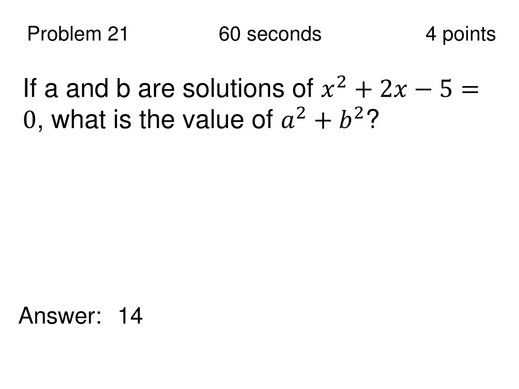 problem 21