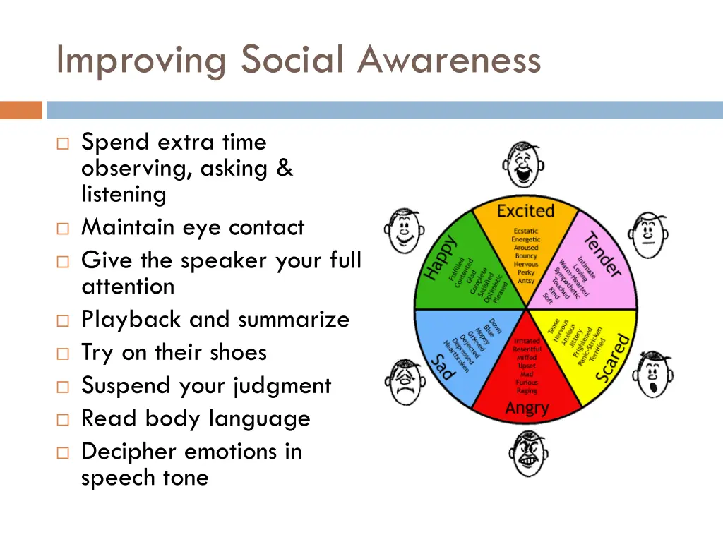 improving social awareness