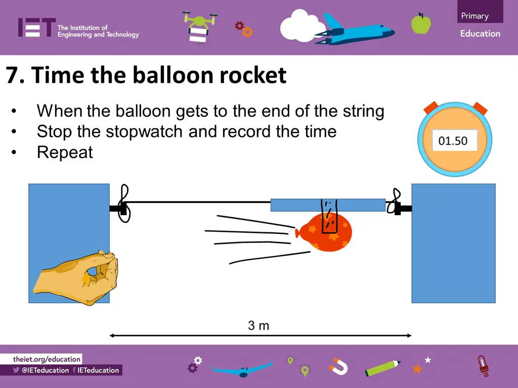 7 time the balloon rocket