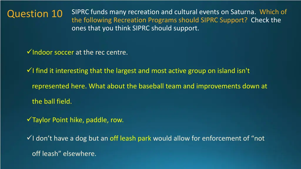 siprc funds many recreation and cultural events 2