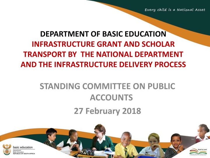 department of basic education infrastructure