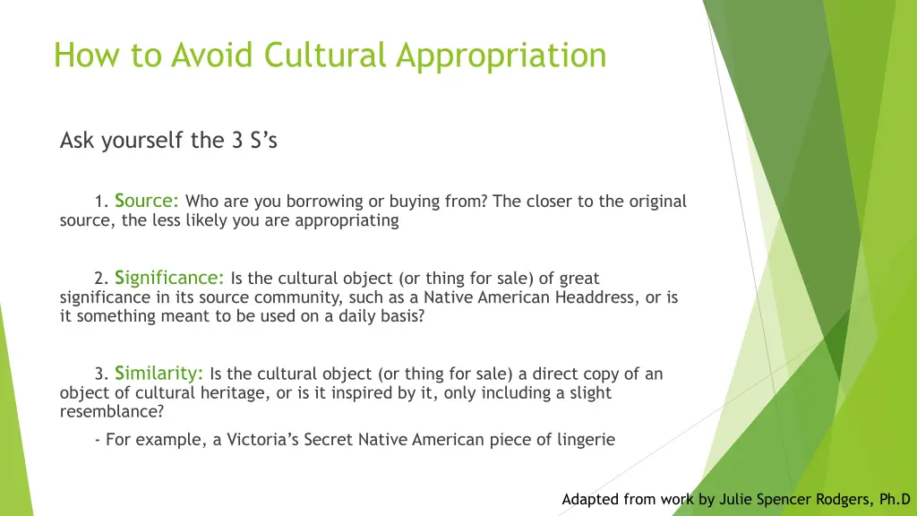 how to avoid cultural appropriation