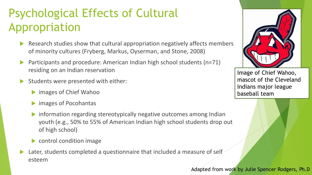 psychological effects of cultural appropriation