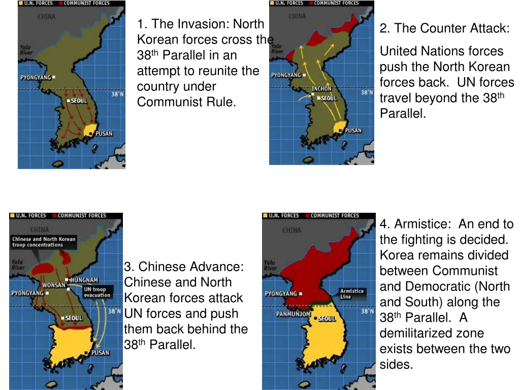 1 the invasion north korean forces cross