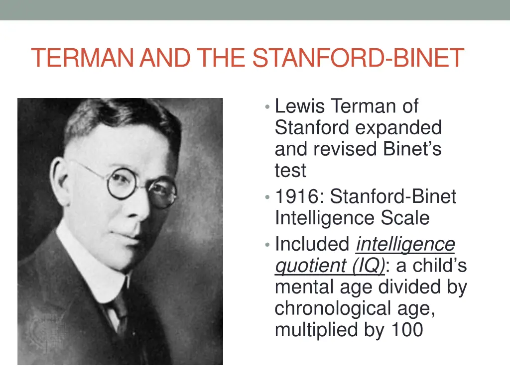 terman and the stanford binet