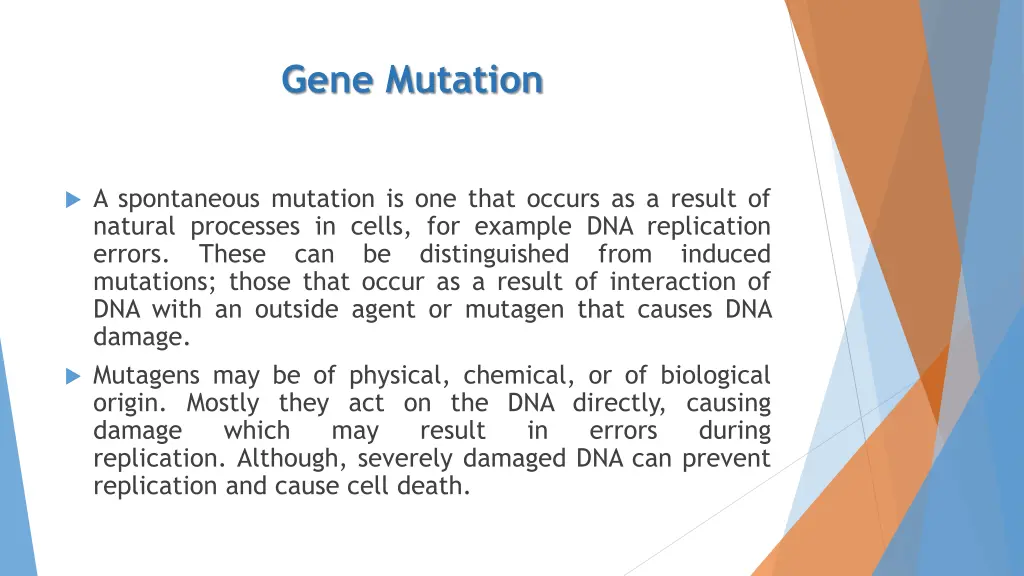 gene mutation 2