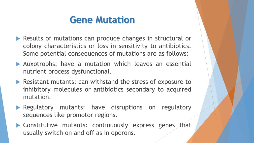 gene mutation 4