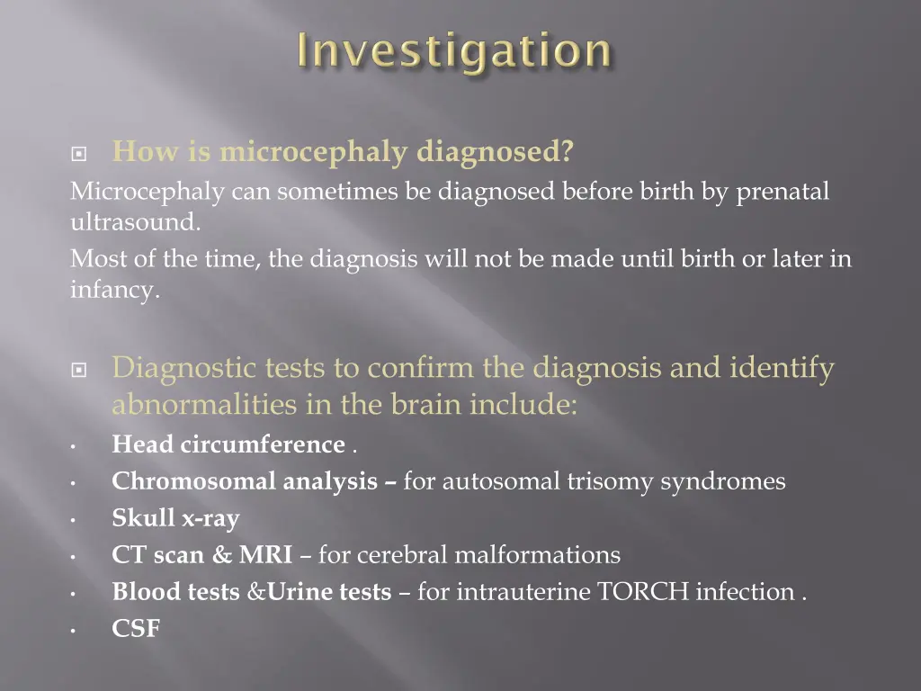 how is microcephaly diagnosed microcephaly