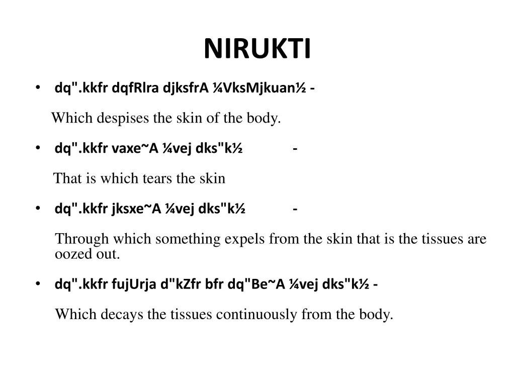 nirukti