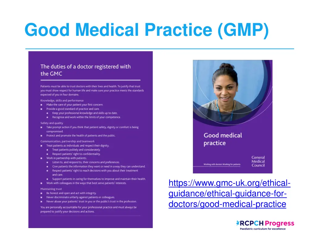 good medical practice gmp