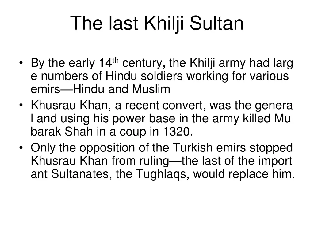 the last khilji sultan