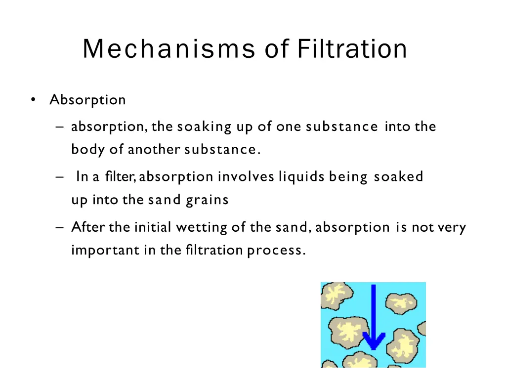 mechanisms of filtration 3