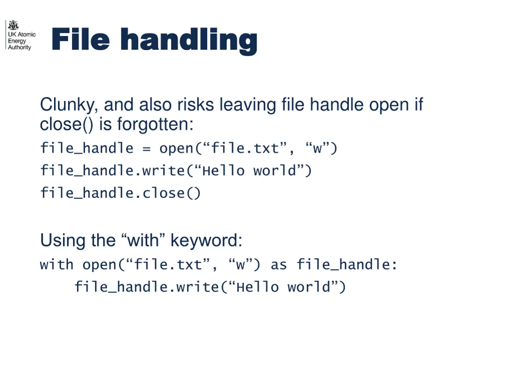 file handling file handling