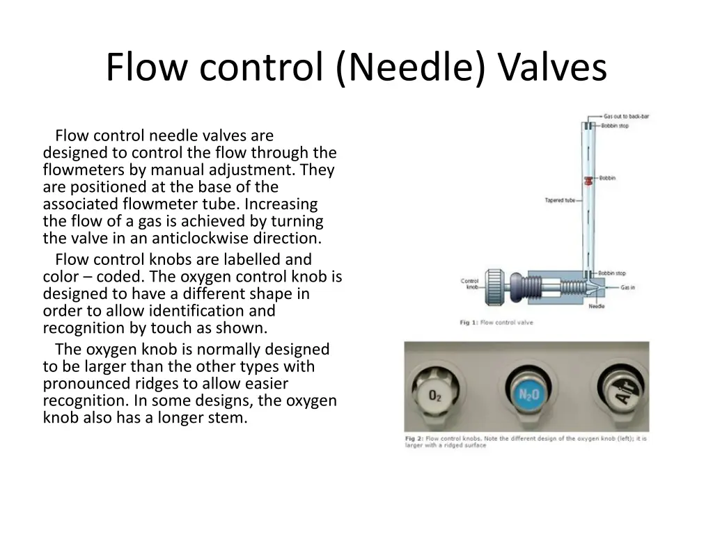 flow control needle valves