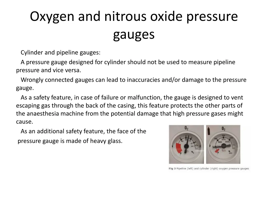 oxygen and nitrous oxide pressure gauges 2