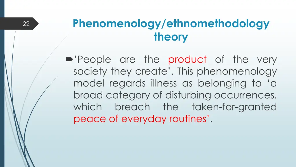 phenomenology ethnomethodology theory