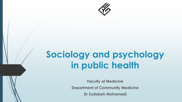 sociology and psychology in public health