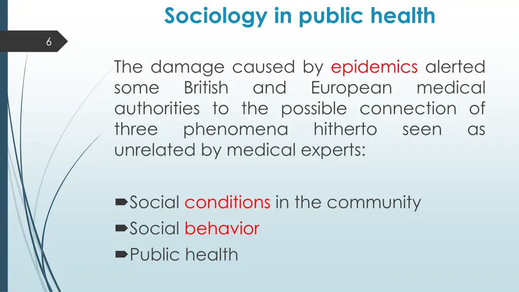 sociology in public health