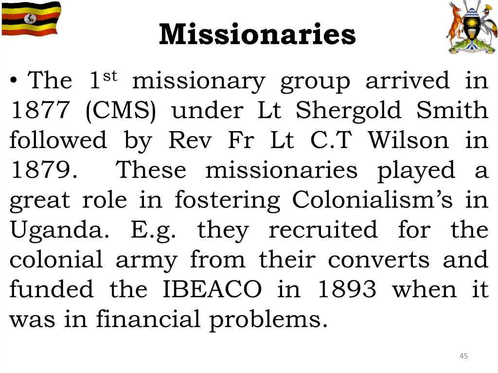 missionaries