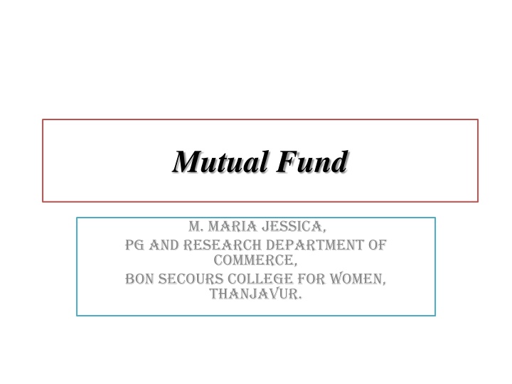 mutual fund