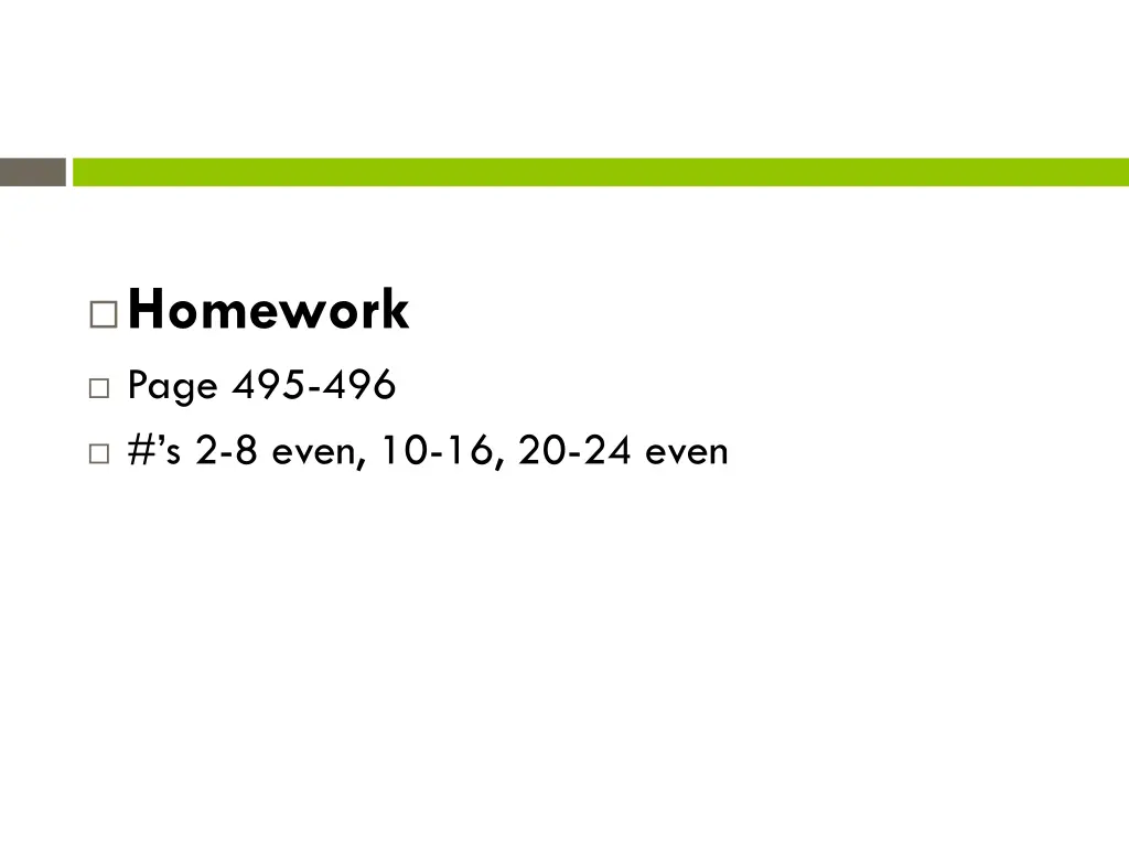 homework