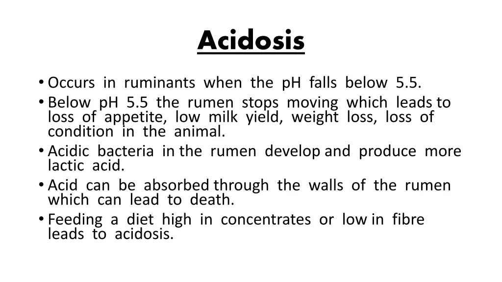 acidosis