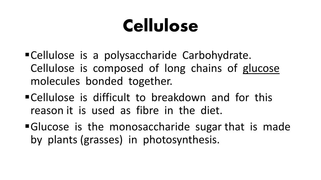 cellulose