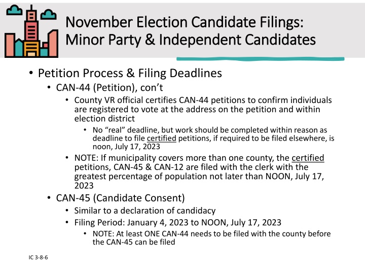 november election candidate filings november 2