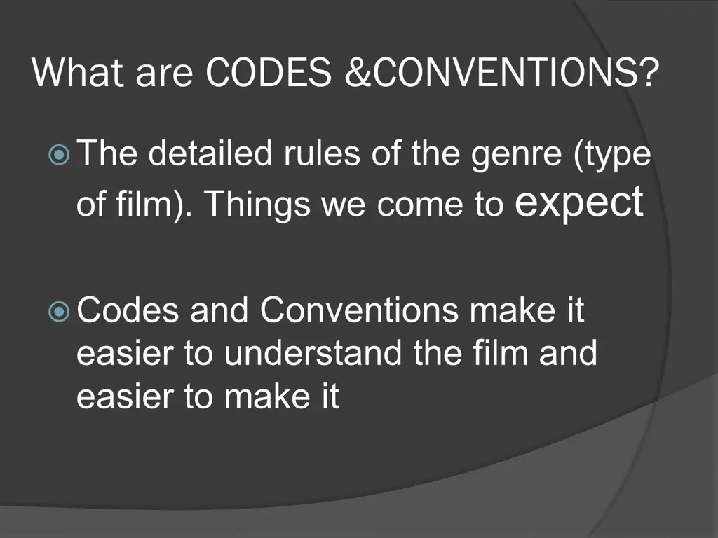 what are codes conventions